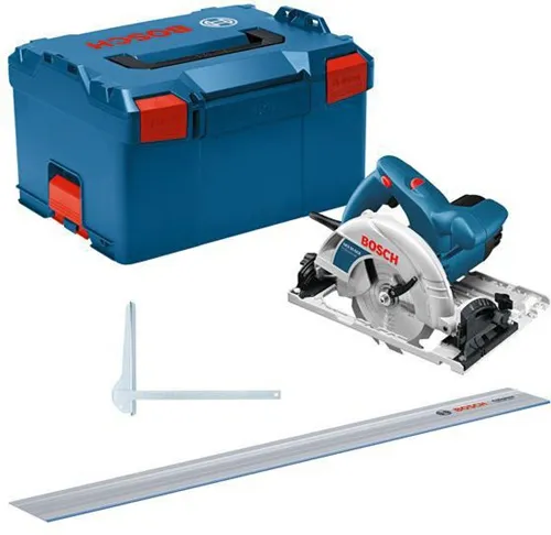 Bosch Handkreissäge GKS 55+ GCE Leistung 1350W Blatt-D.165mm 2100-4700 1/min m.FSN1400