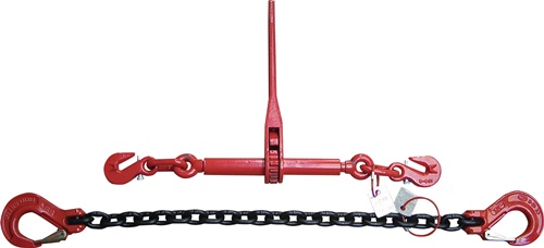 TECWERK Zurrspannkette zweiteilig Güte 8 3,0m S.8mm Zugkr.4000 daN 1000 daN 