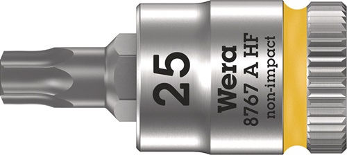 Steckschlüsseleinsatz 8767 A HF TORX® 1/4 Zoll T25 L.28mm WERA