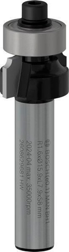 Bosch Abrundfräser PRO D.15,9mm Arbeits-L.7,9mm Radius 1,6mm Schaft 8mm