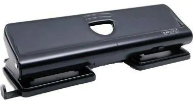 RAPESCO Doppellocher 720 1054 20Blatt 4fach-Lochung schwarz