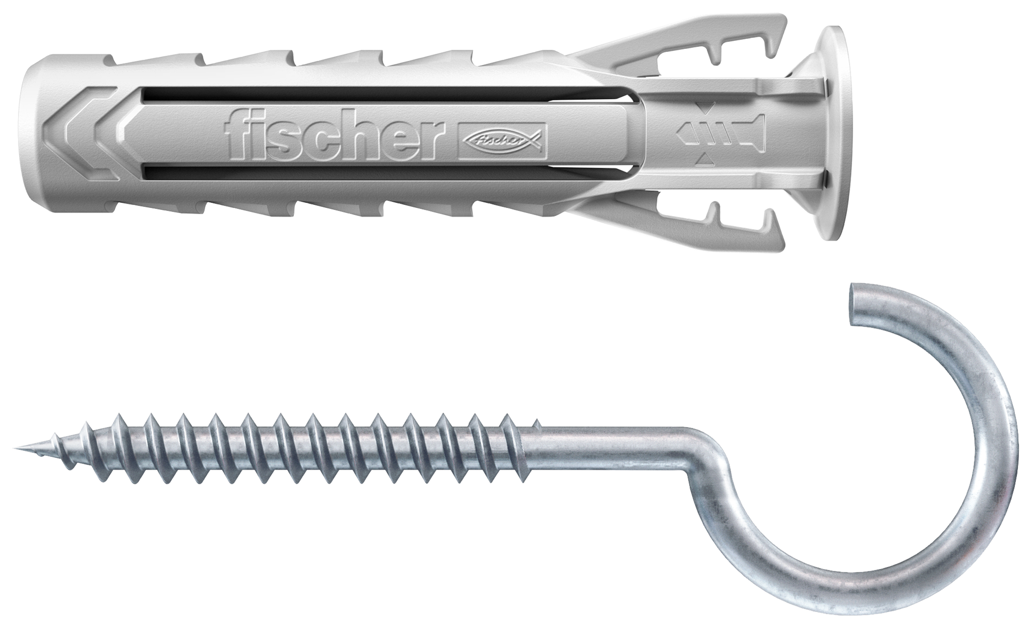 fischer Spreizdübel SX Plus 10 x 50 RH mit Rundhaken, nylonbeschichtet