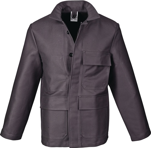 Schweißerschutz-Jacke grau PROBAN
