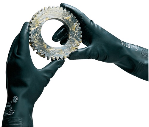 Chemiehandschuh Camapren 720 Gr.8 schwarz EN 388,EN 374 PSA III HONEYWELL