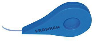 Franken Transparentband S1428 für Plantafeln 4mmx10m graublau