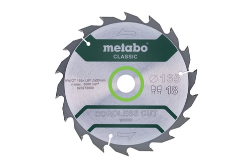 Kreissägeblatt cordless cut wood classic METABO