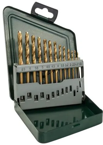 Bosch Metallbohrer-Set HSS-TiN 13tlg. D.1,5-6,5mm