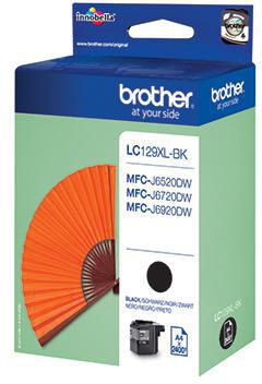 Brother Tintenpatrone LC129XLBK 2.400Seiten schwarz