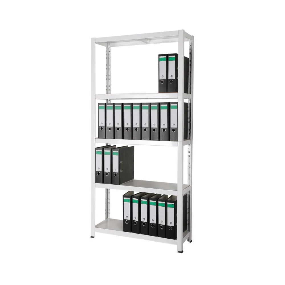 HEMMDAL Aktenregal, Stecksystem, HxBxT 1.800 x 900 x 300 mm, 5 HDF-Böden
