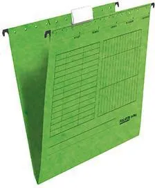 Falken Hängemappe 80002520 A4 seitlich offen Kraftkarton grün