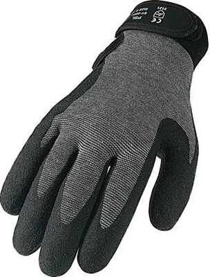 ASATEX Allround-Schutzhandschuh PROFI KLETT schwarz/grau (3790)