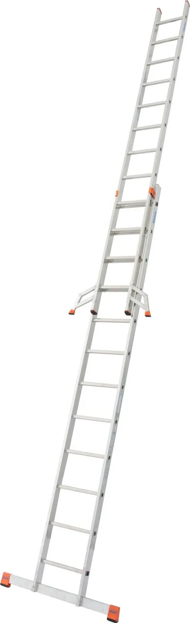 Krause MONTO Fabilo Sprossen-SchiebeLeiter 2x12 Sprossen