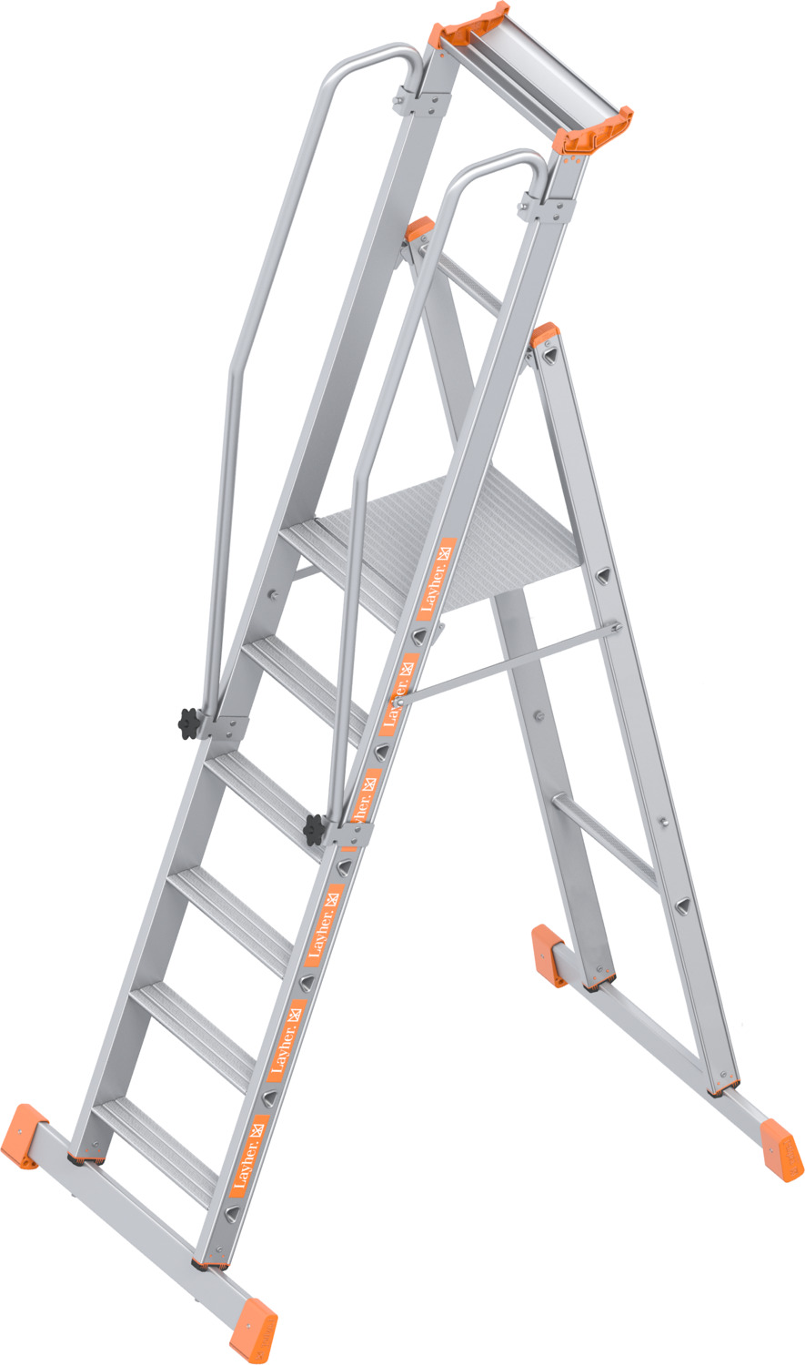 Layher Plattformleiter TOPIC 1074 6 Stufen