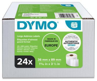 Dymo Adressetikett S0722390 permanent 24x260 St./Pack.
