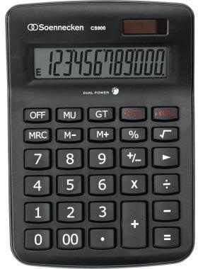 Soennecken Tischrechner CS900 8662 schwarz