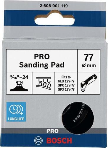 Bosch Schleifteller PRO D.77mm mittel Klett 