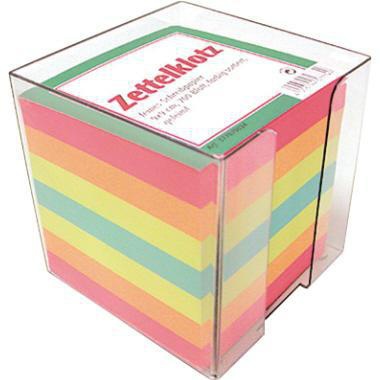 Landre Zettelbox 100420101 10x10x10cm tr Inhalt bunt