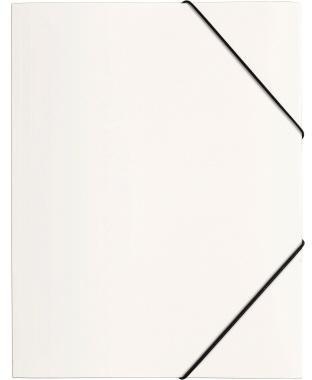 PAGNA Gummizugmappe 21613-02 DIN A4 PP 3Klappen weiß