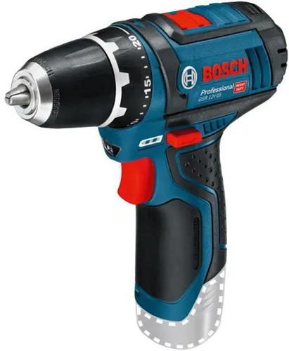 Bosch Akku-Bohrschrauber GSR 12V-15 Spannung 10,8V Kap.1,3Ah Li-Ion G.0,95kg
