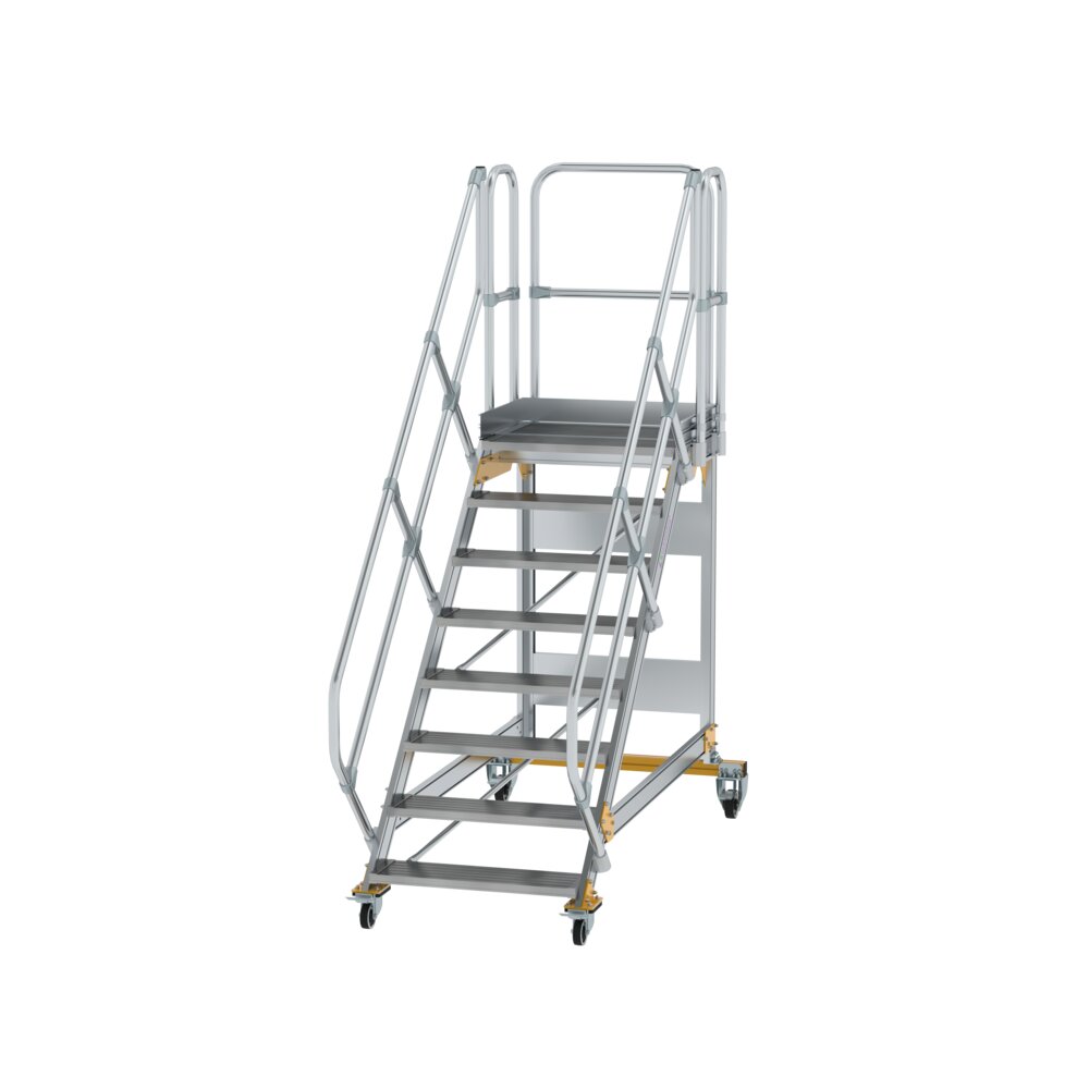 MUNK Plattformtreppe Aluminium,Stahl verzinkt