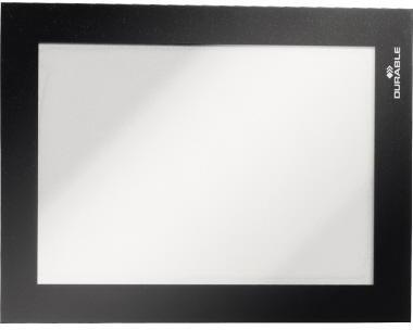 DURABLE Magnetrahmen DURAFRAME 487001 DIN A6 schwarz 2 St./Pack.