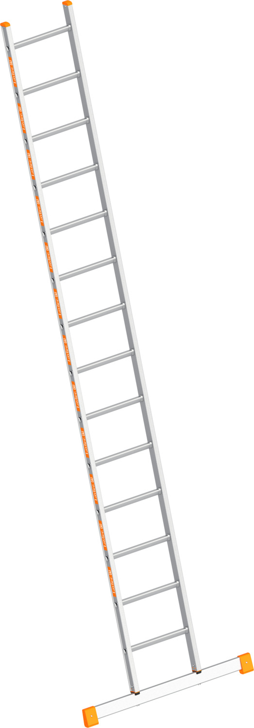 Layher Sprossenanlegeleiter TOPIC 1054 14 Sprossen mit Traverse