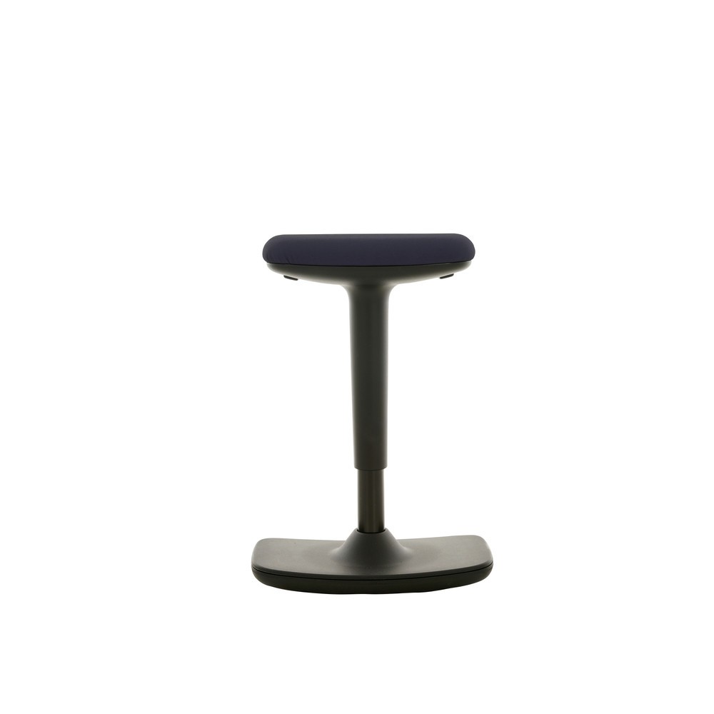 HEMMDAL Stehhocker, Kunstledersitz, Sitzhöhe 560-690 mm, Bodenwippe konvex