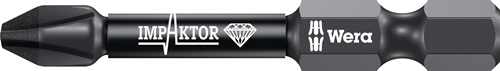 Bit 851/4 IMP DC PH3 L.50mm 1/4 Zoll E6,3 Impaktor,DC Box m.5 Bits WERA