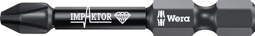 Bit 851/4 IMP DC PH3 L.50mm 1/4 Zoll E6,3 Impaktor,DC Box m.5 Bits WERA