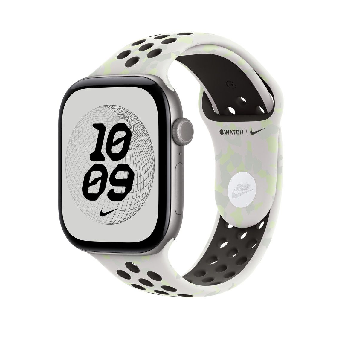Apple Nike Sportarmband, Essential White, 40mm, M/L