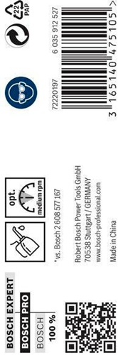 Bosch Metallbohrer PRO Metal Arbeits-L.75mm D.7,7mm L.117mm 10St.