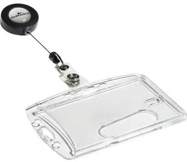 DURABLE Namensschild 801219 54x85mm mit Metallclip 10 St./Pack.