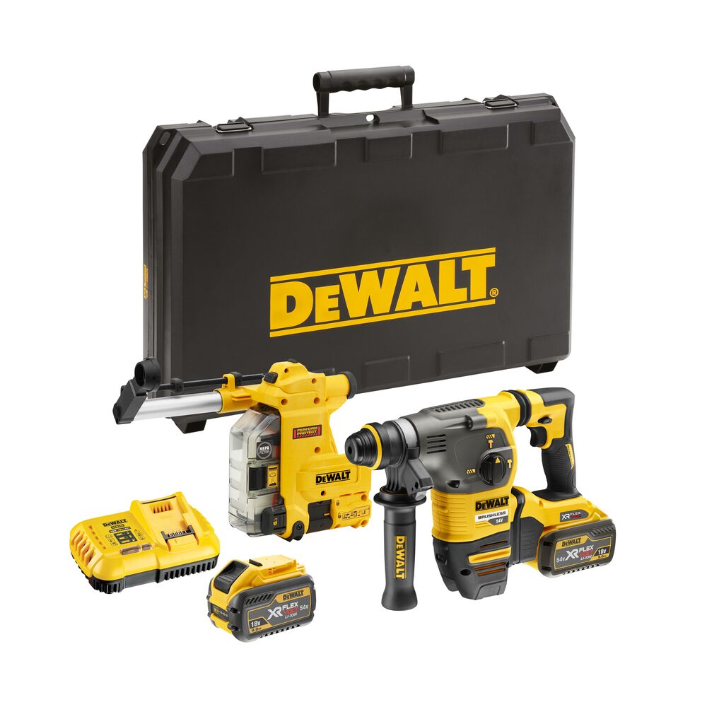 DEWALT DCH335X2-QW Akku-Kombihammer SDS-plus, 54 V