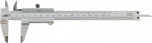 Taschenmessschieber DIN 862 SOFT-SLIDE 150mm Schr.eck.H.PREISSER