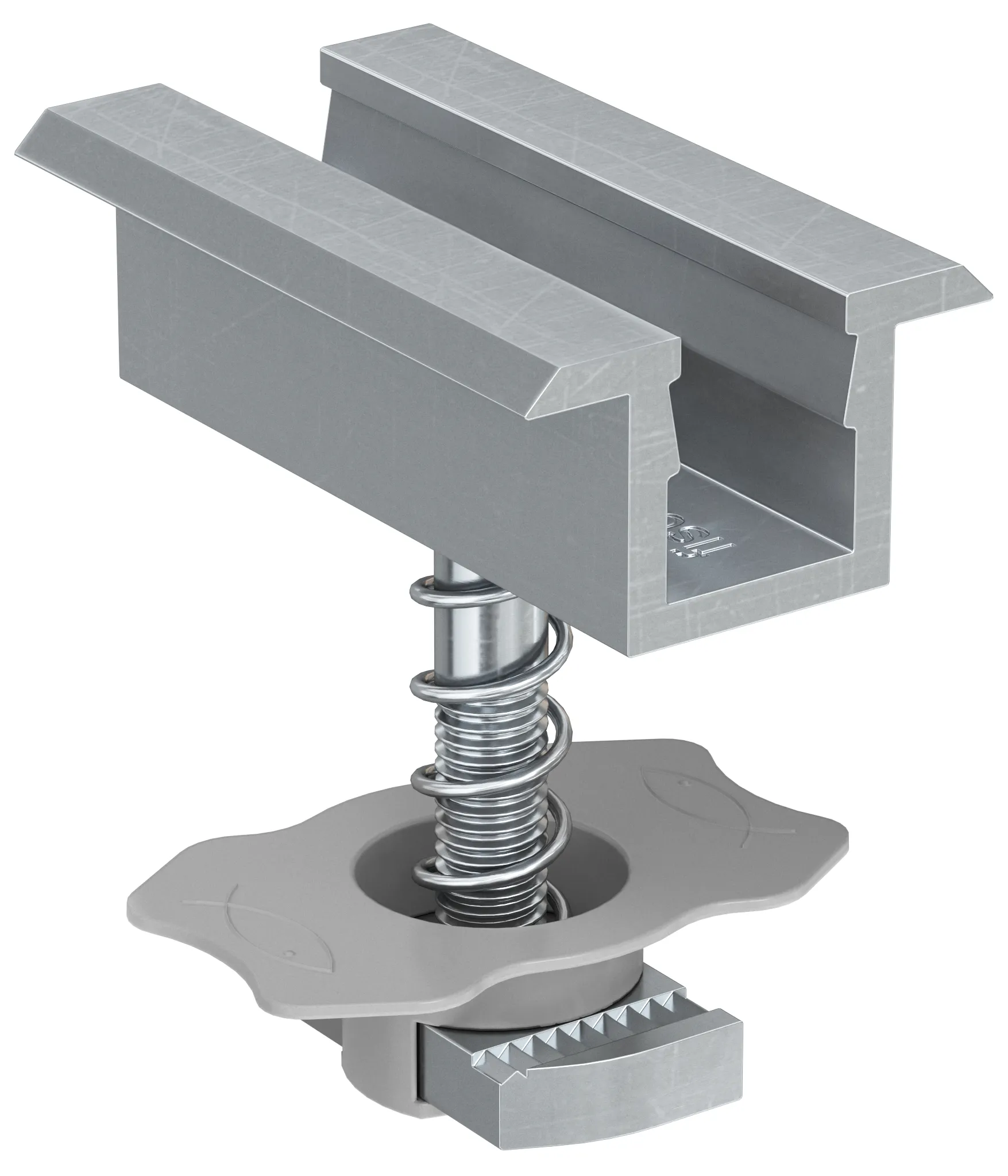 fischer Mittelklemme vormontiert PM C 28 - 34 Aluminium