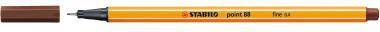 STABILO Fineliner point 88 88/45 0,4mm braun