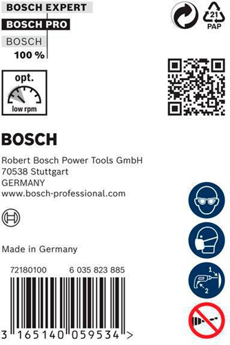Bosch Schalungsbohrer PRO Wood D.18mm L.600mm Schaft-D.10mm HSS f.Bohrm.m.13mm-Futter