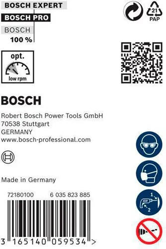 Bosch Schalungsbohrer PRO Wood D.18mm L.600mm Schaft-D.10mm HSS f.Bohrm.m.13mm-Futter