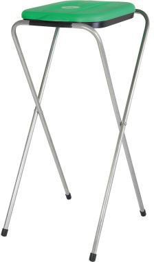 Müllsackständer 116940 Stahlrohr/Kunststoffdeckel 130l