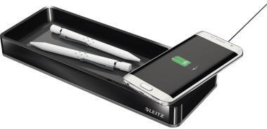 Leitz Stifteschale Duo Colour 53650095 Qi-Ladegerät schwarz