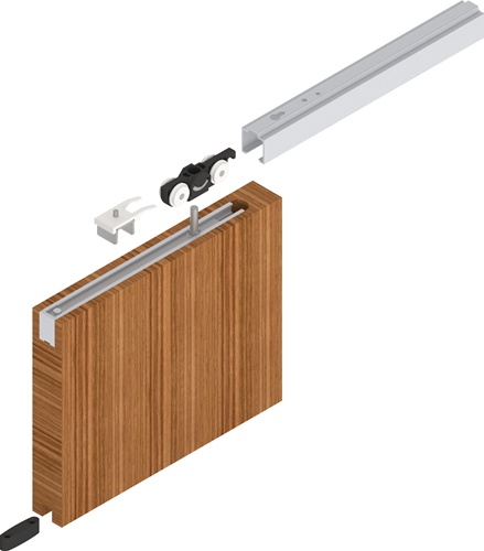 Schiebetürsystem 73 ME-A 80kg HLT ab 35mm Kompletts.HELM