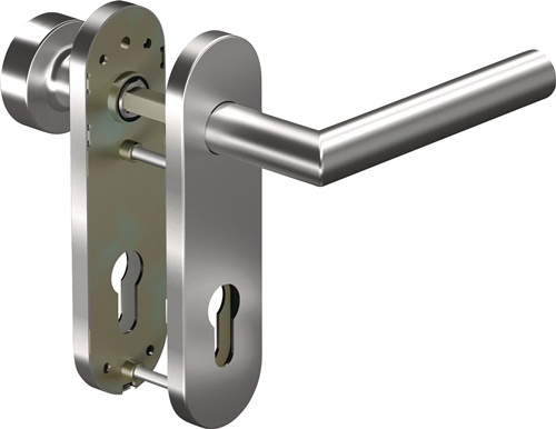 Feuerschutzgarnitur für Türstärke 38 - 63 mm PZ abgerundet OGRO