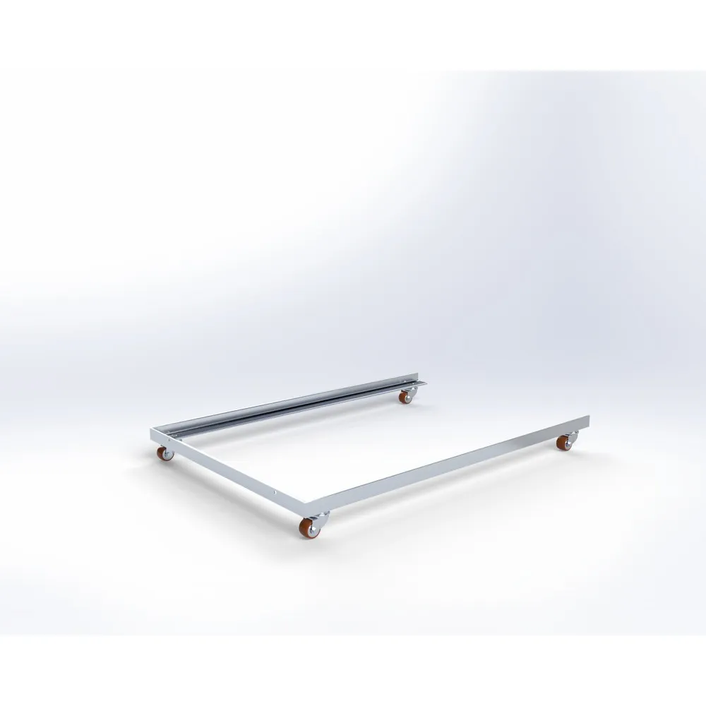 HEMMDAL Logistikroller, verzinkt, TK 450 kg, für Paletten 1.200 x 800 mm