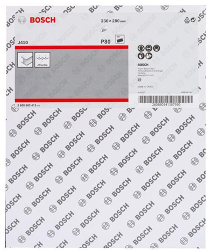 Bosch Schleifblatt J410 Standard for Metal BxL230x280mm Körnung 80