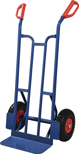 TECWERK Sackkarre H.1150mm Schaufel-L150xB400mm PU-Bereifung Trgf.250kg blau 