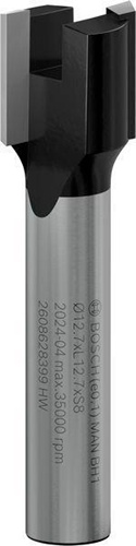 Bosch Nutfräser Standard for Wood Arbeits-L.12,7mm D.12,7mm L.50,8mm Schaft 8mm 
