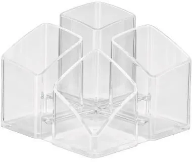 HAN Schreibtischköcher SCALA 17450-23 4Fächer transparent