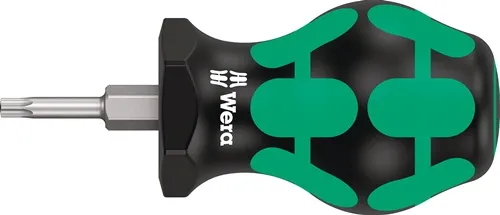 Schraubendreher 367 TORX® Stubby Gr.T 10 Klingen-L.25mm 2K-Griff Rundkl.WERA