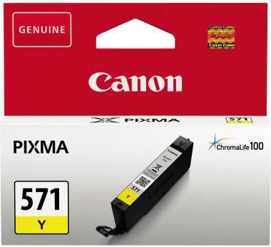 Canon Tintenpatrone 0388C001 CLI-571Y 7ml gelb