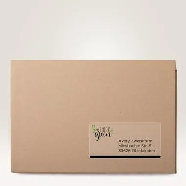Avery Zweckform Adressetikett L7567-25 transparent 25 St./Pack.